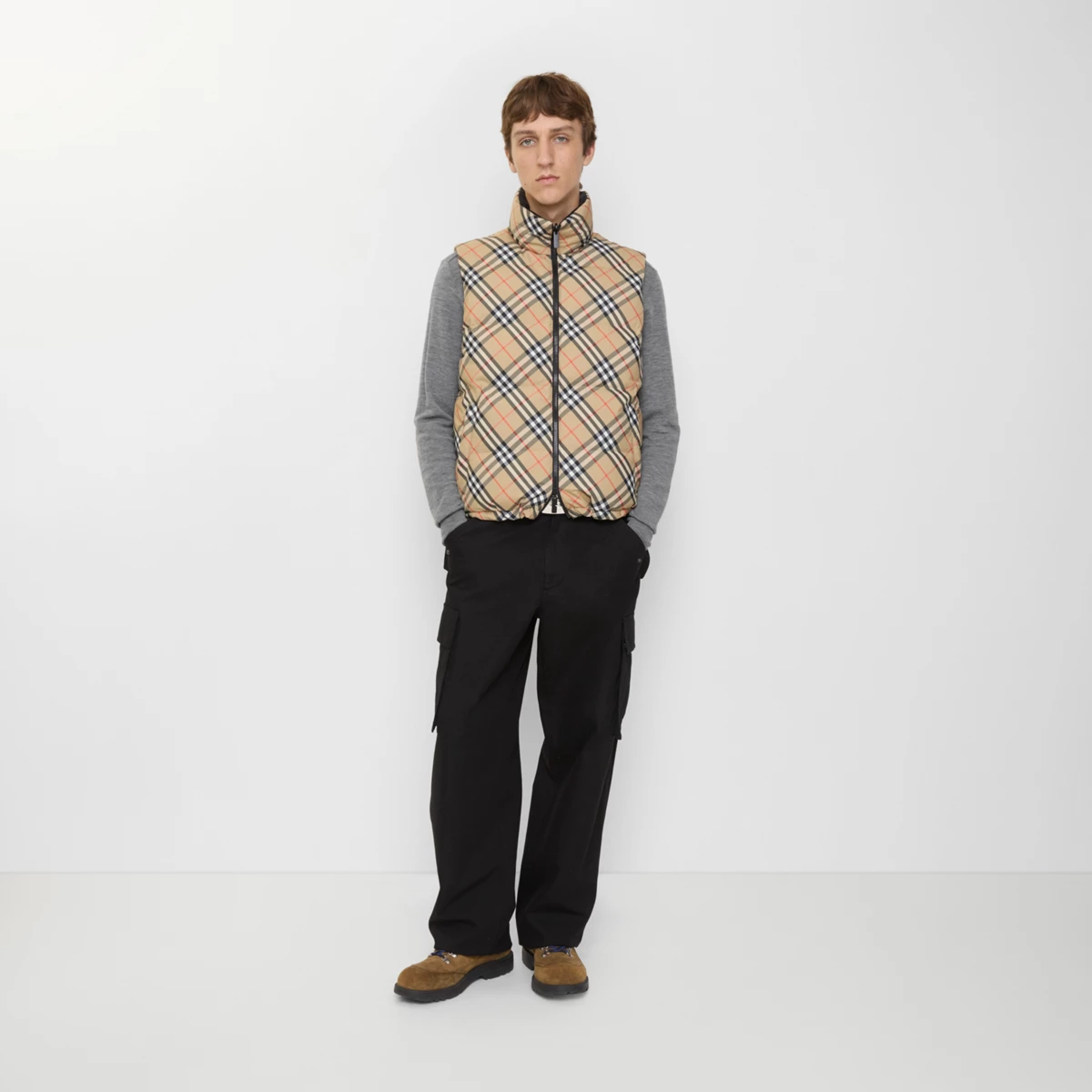 Burberry — Check sans manches